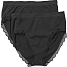 VRS dame 2-pak maxi trusser str. 52 - sort