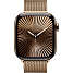Apple Watch S10 Cell 42 mm - Gold Titanium Milanese Band