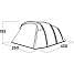 Easy Camp hamra 4 personers tunneltelt