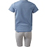 Bluey shorts sæt str. 98/104 - blå/grå