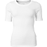 VRS dame rib T-shirt str. M - hvid