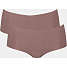 Sloggi dame 2-pak shorts modal str. XL - rosa