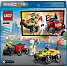 LEGO City Racerbilpakke – pizzabil mod brandbil 60458
