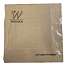 Windsor ensfarvede servietter 33x33 cm 20-pak - Guld