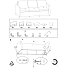 Vila Gotland 3 pers. loungesofa - natur