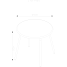 Nimes loungebord - Antracit