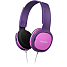 Philips SHK2000PK børnehøretelefoner - lilla/pink