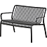 Messina loungesofa - sort