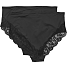 VRS dame 2-pak maxi trusser str. 50 - sort