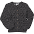 VRS børne cardigan str. 122/128 - sort