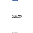 Nokia 105 2G - Sort