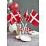 Salling bordflag med plastfod - Dannebrog