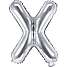 Folieballon 33 cm - X-bogstav - flere varianter - assorteret