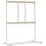 Pedestal Tube TV gulvstand til 40" - 65" - pearl