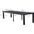 New Haven udtræksbord 100 x 226/280/343 cm. Sort