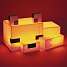 Minecraft ræve lampe - orange