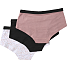 VRS teen 3-pak hipster str. 134/140 - hvid/sort/rosa