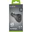 SBS biloplader 65W USB-C PD - sort