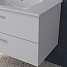 Bergamo one-pack bademøbelsæt 65 cm - mat hvid