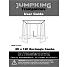 Jumpking Rektangulær 366 x 244 cm havetrampolin
