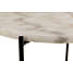 Avila hjørnebord - hvid marmor