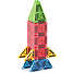 Magna-Tiles micromags i metal-rejseæske - 26 dele