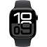 Apple Watch S10 GPS 42 mm S/M - Jet Black Aluminium Sport Band