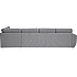 Rom Nordic venstrevendt U-sofa - antracit
