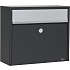 Allux postkasse model LT150 - sort