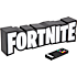 Fortnite Logo lampe - multifarvet