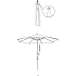 West Palm parasol Ø: 3 meter - sort