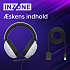 Sony INZONE H3 gaming headset - hvid