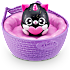 Rainbocorns Eggzania Kitty Mania plysdyr – flere varianter – assorteret