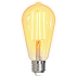 Deltaco Smart Filament LED glødepære E27 - hvid