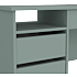Function Plus skrivebord med 4 skuffer - grøn