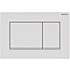GEBERIT SIGMA30 betjeningsplade 246x164x12 mm hvid/mathvid