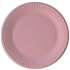 Paptallerken Ø:23 cm 8-pak - lyserød