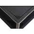 Luna sofabord glas og metal - sort