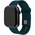 Fixed Silicone rem til Apple Watch - mørkegrøn