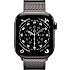 Apple Watch S11 (2025) GPS + Cell 42 mm - Slate Titanium  - Slate Milanese Loop