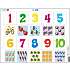 Lær at tælle fra 1-10 puslespil - 10 maxi brikker