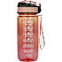 Motivationsflaske gul/lyserød - 0,6 liter