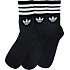 ADIDAS 3-pak crew strømper med 3 striber str. 37-39 - sort