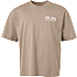 VRS herre oversized T-shirt str. 5XL - beige
