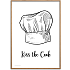 Kiss the cook - 30x40 cm