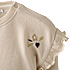 VRS baby sweatbluse str. 74 - beige