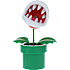 Super Mario Mini Piranha lampe - grøn og rød