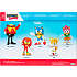 Sonic figursæt med 5 stk. 6 cm