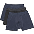 Marathon teen 3-pak boxershorts str. 7-9 år - mørkeblå/sort