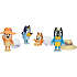 Bluey figurer familie telt-tur 4-pak